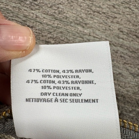 Restoration Hardware Cream and Gray Accent Pillow - Picture 5 of 5